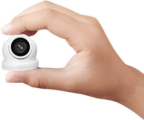 EVERSECU AHD/TVI/CVI/Analog Mini Turret Dome Camera 1080p Security Camera Weatherproof MicroDome 2MP 4 in 1 Hybrid 3.6mm Infrared Night Vision CCTV Video Surveillance HD Over Coax in Kuwait