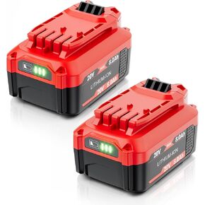 2Pack 8.0Ah Replacement for Craftsman 20V Battery V20 Lithium Batteries Compatible with Craftsman v20 Battery Power Tools CMCB205 CMCB204 CMCB206 CMCB202 CMCB201 in Kuwait