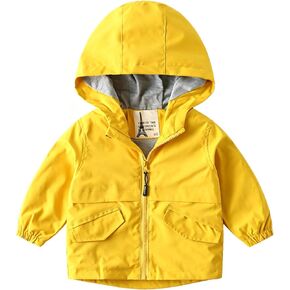 Toddler Boys Windbreaker Outerwear Coat Lightweight Kids Zip Hooded Jacket Casual Baby Coat in Saudi Arabia