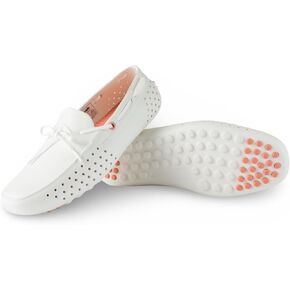 People Footwear Boat Shoes for Men and Women, Just Slip On for Comfort and Style, Stylish Rubber EVA Loafers, Lightweight, Waterproof & Anti-Slippery - Perfect for Outdoors (Picket White, M5W7) in Saudi Arabia