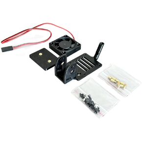Camera Gimbal Holder Video Transmission Mount for DJI O4 Air Unit | 3D Printed PETG Camera Fixed Bracket Image Transmission Mount with 12V 14000RPM Cooling Fan for FPV Drone/RC Car in Kuwait