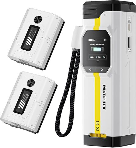 2-Pack 2600mAh NP-FZ100 Rechargeable Camera Battery USB-C Fast Charging | The LCD displays the battery level and the number of charge cycles,The battery can be charged directly via USB-C in Saudi Arabia