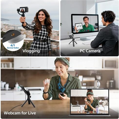 4K Digital Camera for Photography, 75MP Vlogging Cameras with Flip Screen | Built-in Wifi, 2500 mAh Battery, Autofocus, 16x Zoom, App Control, Compact Travel Camera for Beginners, Teens, Kids, Black in Kuwait