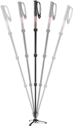 Manfrotto Element MII Video Aluminium Fluid Monopod & Smartphone Clamp, Pro Version (MCPIXI), Black in Kuwait