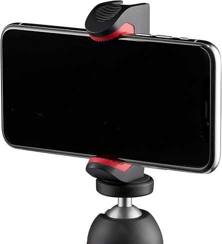 Manfrotto Element MII Video Aluminium Fluid Monopod & Smartphone Clamp, Pro Version (MCPIXI), Black in Kuwait