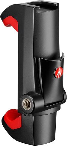 Manfrotto Element MII Video Aluminium Fluid Monopod & Smartphone Clamp, Pro Version (MCPIXI), Black in Kuwait