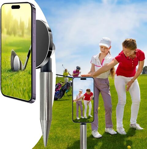 Golf Monopod Portable Camera Cellphone Mount Analyzer Video Filming | Magnetic Golf Monopod Recording Golf Swing for Travel Outdoor Vlog Practice Rounds Course Enthusiasts Coaches Vloggers in Kuwait