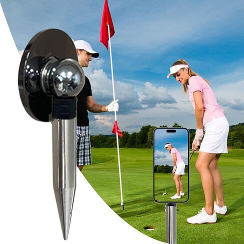 Golf Monopod Portable Camera Cellphone Mount Analyzer Video Filming | Magnetic Golf Monopod Recording Golf Swing for Travel Outdoor Vlog Practice Rounds Course Enthusiasts Coaches Vloggers in Kuwait