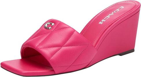 Coach Women's Emma Quilted Leather Wedge in Kuwait