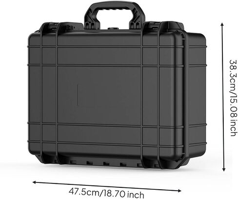 Waterproof Storage Case Hard Case Equipment Box Carrying Case Container With IP67 Seal Shockproof Shell Pressure Valve Customizable Foam suitable for in Kuwait