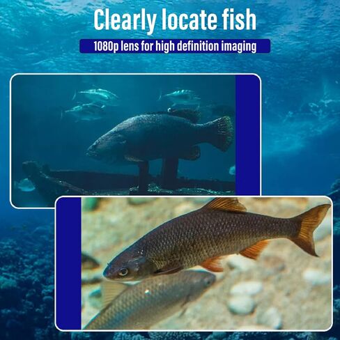 4.3in Underwater Fishing Camera for Ice Fishing Anglers,1080p 5mp Sensor Delivers Clear Underwater Images,195 Ultra Wide Angle Lens,30M Cable 5000MAH Battery 8-10h Working in Kuwait