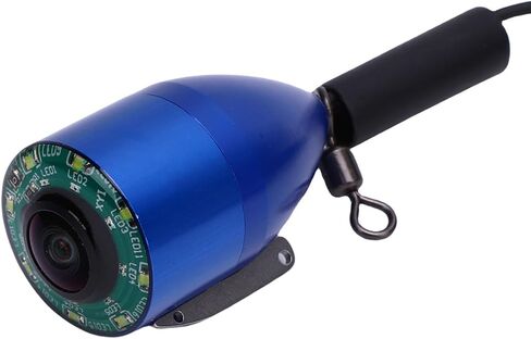 Underwater Fishing Camera, Portable Fish Finder with 30m Cable, 7 Inch Display, 8 LED Lights, 195° Wide Angle, 4500mAh Battery, Ideal for Ice Lake Boat Kayak (US Plug) in Saudi Arabia
