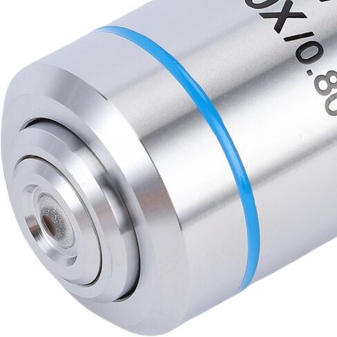 Fabater 60X Plan Achromatic Objective Lens for Biological Microscopes, Advanced Optical System, 20.2mm RMS, Suitable for EducationalProfessional Use in Kuwait
