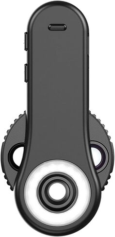 Yoidesu 120X Phone Microscope Lens 40X 80X Magnification CRI 92+ Clip Lens | 4 level magnification, 24 LED lights, CRI 92+ illumination, universal phone clip, Type C charging, portable inspection tool in Kuwait