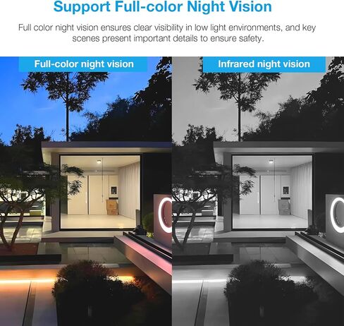 8MP Dual Lens WiFi Security Camera Outdoor, AOV 24/7 Recording Camera | PTZ Outdoor Plug-in Surveillance Camera for Home Security with Auto Tracking, APP Alarm, Night Vision, 5G/2.4G WiFi, IP65 in Kuwait
