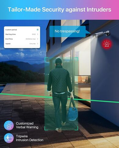 ZOSI 5MP PoE Add-on Camera, Face Person Vehicle Detection, 2 Way Audio, Starlight Night Vision, Sound&Light Siren, 3K Weatherproof Outdoor Indoor Home Bullet IP Cam, Only Compatible with ZOSI POE NVR in Kuwait