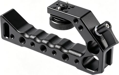 Lightweight Top Handle 3/8"-16 Mount with Arri Locating Pins,Built-in 3/8“-16 and 1/4"-20 Threaded Holes and Cold Shoe for Accessory Expansion in Kuwait