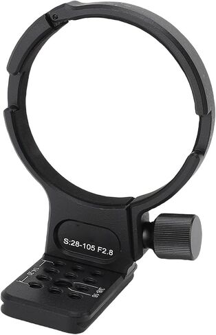 Diyeeni Lens Tripod Mount for DG DN Art F2.8 28-105mm Lens, Aluminum Replacement Foot Tripod Mount Collar with Builtin Arca Plate, 70mm Arrow Storage Case Base, 1/4 & 3/8in Screw Holes in Kuwait