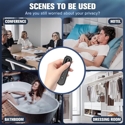 T01 Intelligent Portable Camera Detector Hotel Privacy Detection Tool Anti-Peeping Detector 6-Level Sensitivity Adjust Privacy Detection Tool in Kuwait