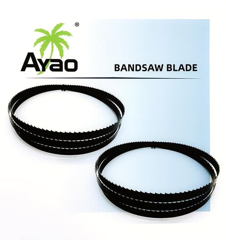 AYAO Hardened Teeth Band Saw Blades 80 Inch X 1/2 Inch X 4TPI Fit Craftsman 12" Band Saw, 2PK in Kuwait