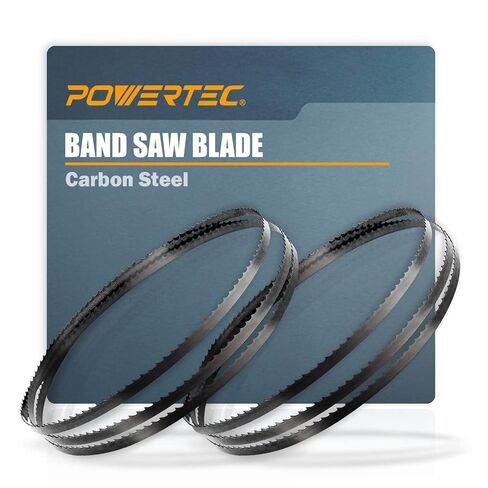 POWERTEC 59-1/2 Inch Bandsaw Blades, 1/4" x 14 TPI Band Saw Blades for WEN 3959, Sears Craftsman, Porter-Cable, Ryobi, Delta, B&D and Skil 9" Band Saw for Woodworking, 2 Pack (13103-P2) in Kuwait