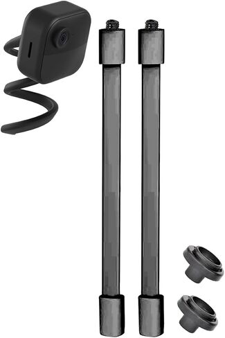 Tonton 2-Pack Flexible Twist Mount for Blink Outdoor 4 (4th Gen) / (3rd Gen), Blink Mini, Blink XT, XT2, 20.5in Gooseneck Blink Outdoor Camera Mount, No-Drill, Tool-Free Adjustable Camera Holder Black in Kuwait