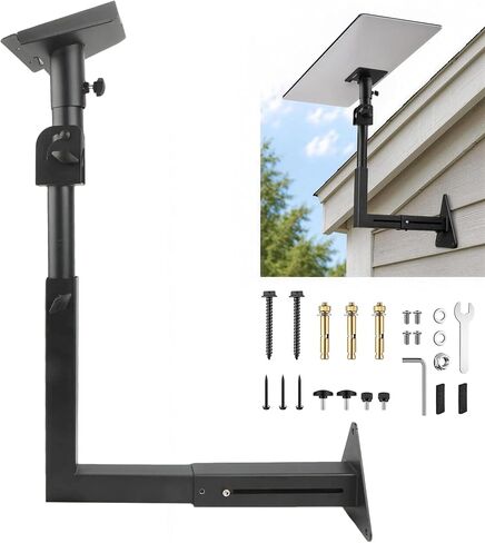 Starlink Mount for Starlink Standard 4/4X/Gen 3 | 90-180° Angle Signal Optimization, Hidden Cable Routing, Wall/Roof Starlink Mounting Kit with Telescopic Arm in Kuwait