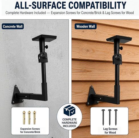 Starlink Mount for Starlink Standard 4/4X/Gen 3 | 90-180° Angle Signal Optimization, Hidden Cable Routing, Wall/Roof Starlink Mounting Kit with Telescopic Arm in Kuwait