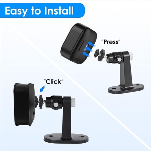 Sirmpuna 3 Pack Camera Mount for Blink Outdoor 2k+/Outdoor 4/(3rd Gen) XT3/BlinkXT2/XT/Mini/Mini2, 360° Adjustable Weather-Resistant Wall Mount Bracket with Mount Screws Included in Kuwait