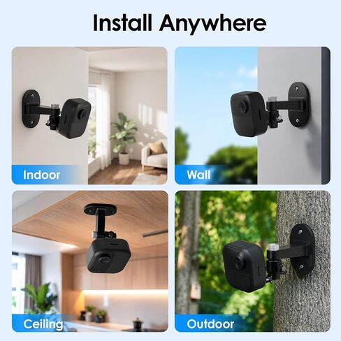 Sirmpuna 3 Pack Camera Mount for Blink Outdoor 2k+/Outdoor 4/(3rd Gen) XT3/BlinkXT2/XT/Mini/Mini2, 360° Adjustable Weather-Resistant Wall Mount Bracket with Mount Screws Included in Kuwait