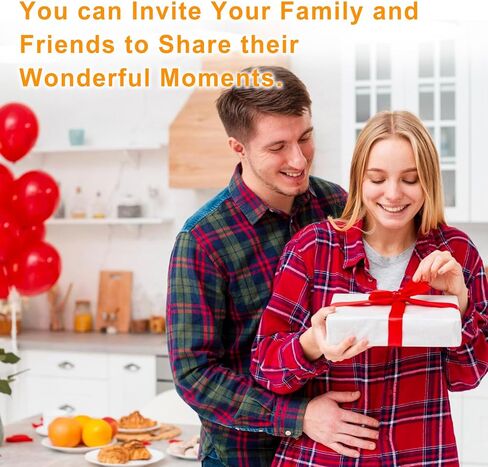 Frameo Digital Picture Frame, 10.1 inch Digital Frame WiFi, 1280 * 800 IPS HD Touchscreen, 32GB Storage, Instant Share Pictures Video, Smart Photo Frame Electronic, Gifts for Mom, House Warming in Kuwait