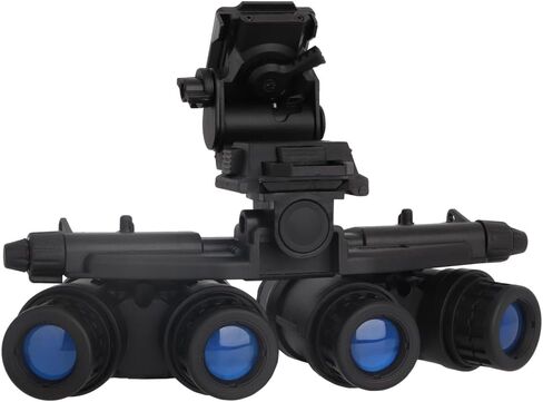 Tactical Night Vision Goggles Model GPNVG18 with Adjustable Helmet NVG Bracket Mount for Cosplay and Display, No Function (Black) in Kuwait