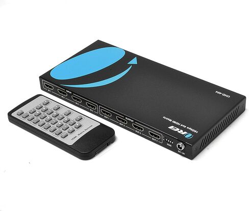 OREI 4x4 HDMI Matrix Switch – 4K@60Hz with Downscale, HDR, HDCP 2.2, EDID | HDMI Switch 4 In 4 Out, HDMI Matrix 4x4 – HDMI 2.0, Dolby Vision, HDR10+, LPCM 7.1CH, DTS-HD Master Audio in Kuwait
