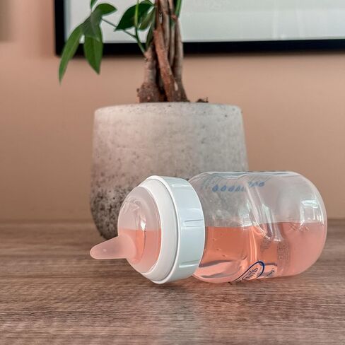 Sippy Spout Nipples for Dr. Brown's Wide-Neck Baby Bottles 4+Months 6-Pack | For Natural Flow Anti-Colic Options+ Wide Neck Baby Bottles & Glass Bottles Food Grade Silicone BPA-Free Convert to Sippy Cup in Kuwait
