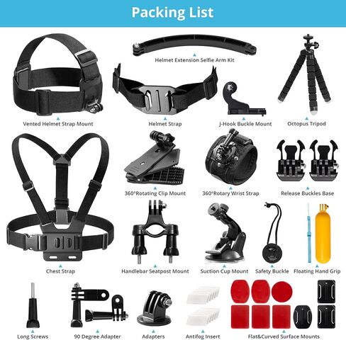 AKASO EK7000 Action Camera with 42 in 1 Action Camera Accessories Kit Bundle in Kuwait