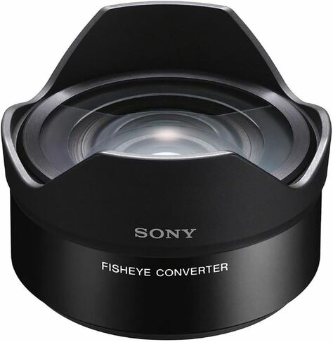 Sony VCLECF2 10-13mm f/2.8-22 Fisheye Lens Fixed Prime Fisheye Converter for Sony Mirrorless Cameras , Black | Converter for Mirrorless Cameras in Kuwait