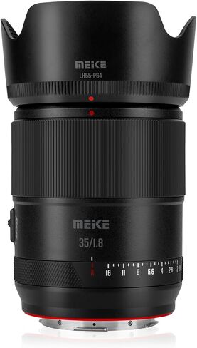 Meike 35mm F1.8 Full Frame Wide Angle AF STM Lens Auto Focus Fixed Prime Portrait Lenses for Panasonic Lumix Sigma Leica L-Mount Mirrorless Camera S1 S1R S1R II S1H S5 FP SL SL2 in Kuwait