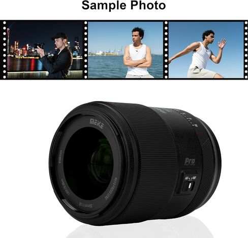Meike 35mm F1.8 Full Frame Wide Angle AF STM Lens Auto Focus Fixed Prime Portrait Lenses for Panasonic Lumix Sigma Leica L-Mount Mirrorless Camera S1 S1R S1R II S1H S5 FP SL SL2 in Kuwait
