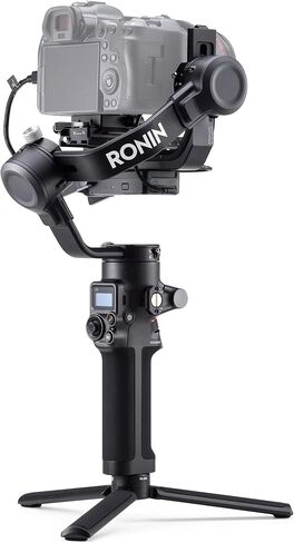 DJI RSC 2 Pro Combo - 3-Axis Gimbal Stabilizer for DSLR and Mirrorless Camera, Nikon Sony Panasonic Canon Fujifilm, Ronin SC, 3kg Payload, Image Transmission, Focus Motor - Black in Kuwait