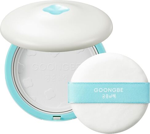 GOONGBE Baby Soothing Powder - Talc Free Korean Baby Dusting Powder with Cornstarch - Prevent Skin Irritation, Anti-Chafing for Newborn, Babides and Toddlers, 0.8oz. in Kuwait