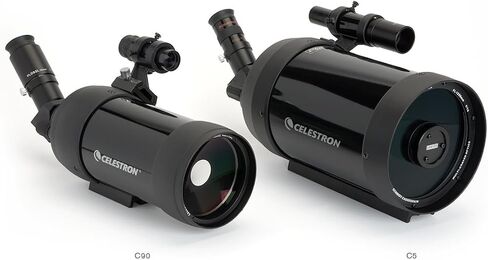 Celestron – C5 Angled Spotting Scope – Schmidt-Cassegrain Spotting Scope – Great for Long Range Viewing – 50x Magnification with 25mm Eyepiece – Multi-Coated Optics – Rubber Armored in Kuwait