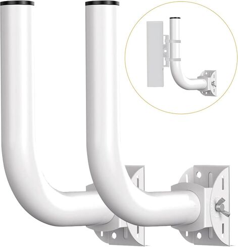 Networks Pole Mount Bracket, Universal 150° Adjustable Pole & Wall Mount for Ubiquiti Networks Unifi Access Point, Outdoor Point-to-Point WiFi CPE Client Bridge (2-Pack) in Kuwait