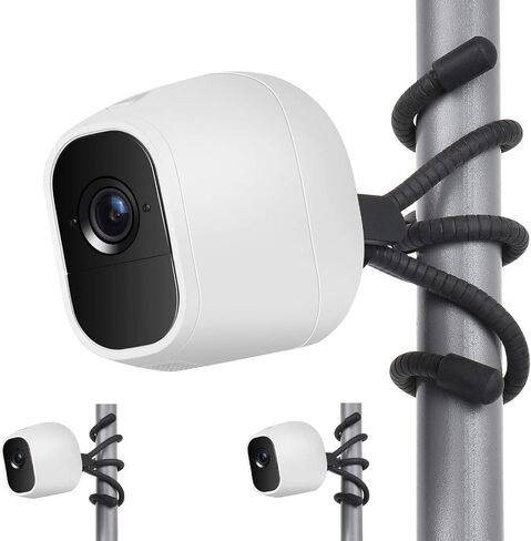 Uogw 3 Pack Flexible Tripod Compatible with Arlo Pro 4/Pro 2/Pro,Arlo Ultra,Arlo Baby,Arlo Pro 3,Arlo Go,Arlo Pro 5S 2K,Go 2,Wall Mount Bracket,Attach Your Arlo Home Security Camera Everywhere-Black in Kuwait