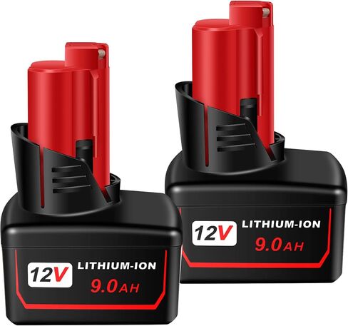 Replacement Milwaukee M18 Battery 12.0Ah – Built with 21700 Cells, High Capacity Lithium-Ion Battery Compatible with Milwaukee 18V Cordless Power Tools in Kuwait