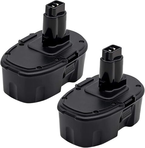 Battery Compatible with Dewalt 18V Cordless Power Tools 5.0Ah 2 Pack | Aftermarket replacement battery, fits DC9096, DC9098, DE9098, DE9096, DW9096. Non-OEM battery for 18V power tool series in Kuwait