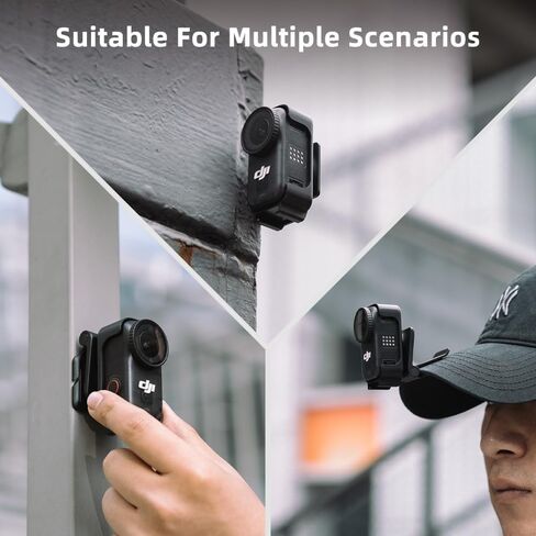 Magnetic Cap Clip Mount for DJI Osmo Nano,360° Adjustable Magnetic Hat & Backpack Clip for DJI Osmo Nano Accessories,Vlogging, Sports & Outdoor Shooting (Cap Mount) in Kuwait