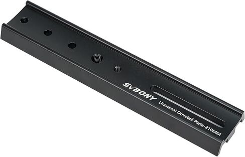 SVBONY SV219 Telescope Dovetail Plate, 210mm 8.26" Dovetail Mount Plate | Compatible with Vixen Dovetail Saddles, Telescope Accessories, for equatorial OTA Mounts, Telescope Dovetail in Kuwait