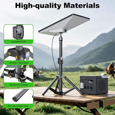 for Starlink Mini Tripod Stand Mount with Adapter Kit Accessories | Adjustable Height Tripod Mounting Adapter Compatible with Starlink Mini,Portable Sturdy Stand for Outdoor Camping, Travel, Rv in Kuwait