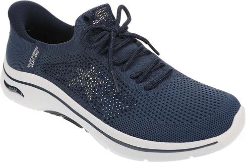 Skechers Performance Slip-ins: GO Walk Arch Fit 2.0 - July Women's Slip On, 7.5 B(M) US, Navy-White in Kuwait