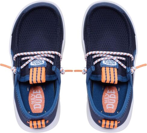 HEYDUDE Unisex Toddler Wally Hey2O Wander Slip On Mesh Shoe, Navy Size 10 | Built for Water, Lightweight with Quick Dry in Kuwait